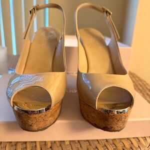 Jimmy Choo Wedge Sandals with cork heel